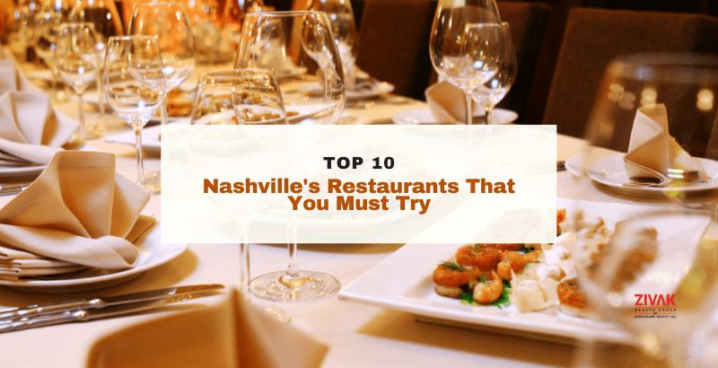TOP 10 Nashville's Restaurants