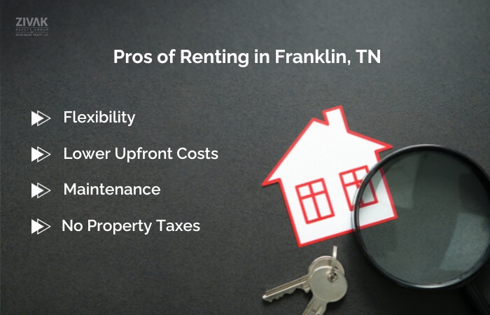 Pros of Renting in Franklin, TN