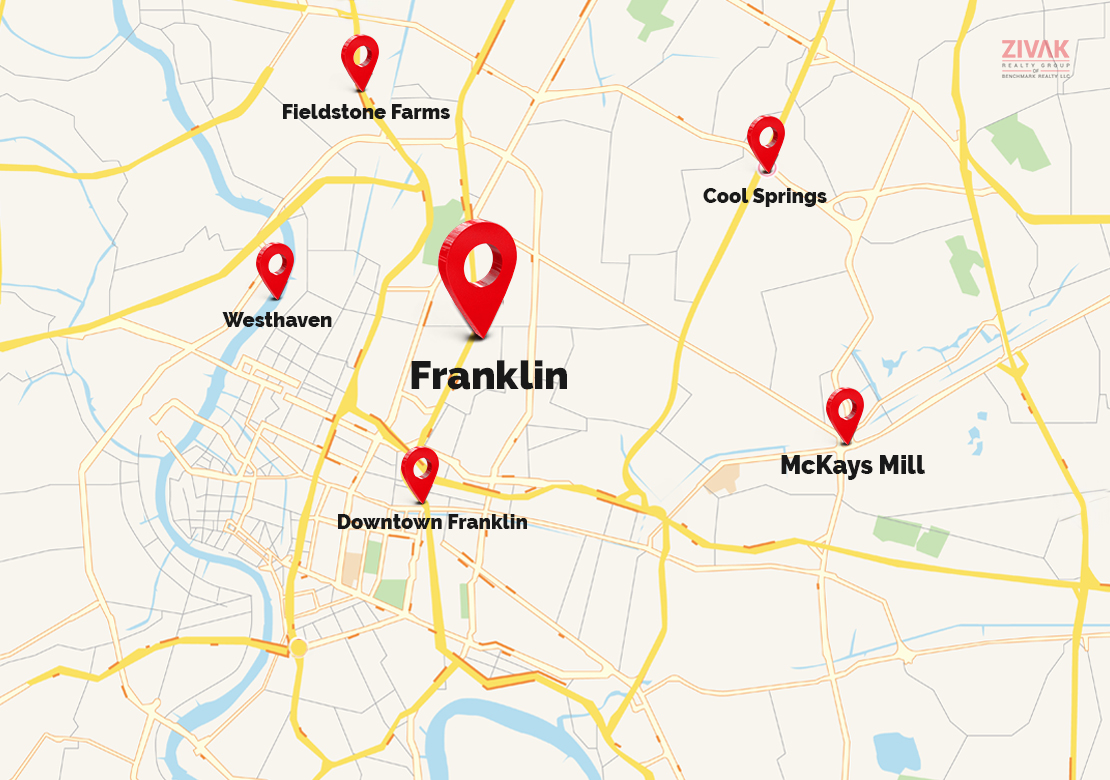 Top Neighborhoods of Franklin Tennessee